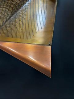  Ron Hinton Ron Hinton 1994 3D Metal Wall Sculpture Linear Sketch  - 3638715