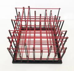  Ronald Brown Ronald Brown Modernist 3 Dimensional Wall Sculpture Step Ladder Tour I  - 3556178