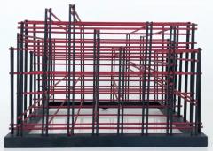  Ronald Brown Ronald Brown Modernist 3 Dimensional Wall Sculpture Step Ladder Tour I  - 3556180