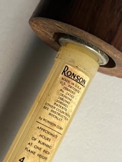  Ronson Ronson Veriflame Rosewood butane candlestick 1964 - 4046170