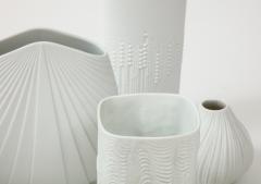  Rosenthal 1960s Modernist Porcelain Vases Collection By Rosenthal - 1867495