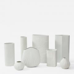  Rosenthal 1960s Modernist Porcelain Vases Collection By Rosenthal - 1873555