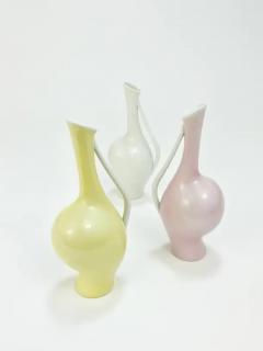  Rosenthal 3 Rosenthal Luise Midcentury Porcelain Pastel Vases Fritz Heidenreich German - 4063144
