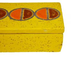  Rosenthal Netter Rosenthal Netter Box Ceramic Yellow and Orange Discs Signed - 2743293