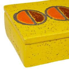  Rosenthal Netter Rosenthal Netter Box Ceramic Yellow and Orange Discs Signed - 2743296