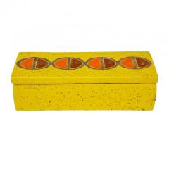  Rosenthal Netter Rosenthal Netter Box Ceramic Yellow and Orange Discs Signed - 2743305