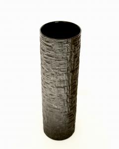  Rosenthal ROSENTHAL TEXTURED VASE PORCELAINE NOIRE BY MARTIN FREYER - 2215241