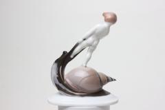  Rosenthal Rosenthal Porcelain Figure of Ground Fairy Riding a Snail 1923 Germany - 3220873