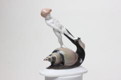  Rosenthal Rosenthal Porcelain Figure of Ground Fairy Riding a Snail 1923 Germany - 3220877