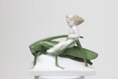  Rosenthal Rosenthal Porcelain Figure of a Ground Fairy Riding a Grasshopper 1920 Germany - 3220977