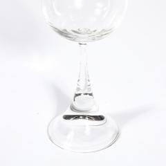  Rosenthal Set of 12 Clarion Wine Glasses signed Rosenthal by Sigrid Hartmann Reelitz - 4566621