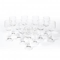  Rosenthal Set of 12 Clarion Wine Glasses signed Rosenthal by Sigrid Hartmann Reelitz - 4566661