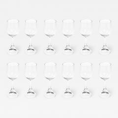  Rosenthal Set of 12 Clarion Wine Glasses signed Rosenthal by Sigrid Hartmann Reelitz - 4567888
