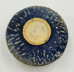  Roseville Pottery Roseville Wisteria Blue Matte Art Pottery Two Handled Vase 1930s - 4711817
