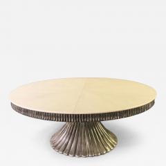  Rossi Evolution Table Art Deco White Lacewood Top - 4464242