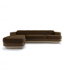  Rottet Collection CUBIST CURVE CHAISE SOFA - 4548716