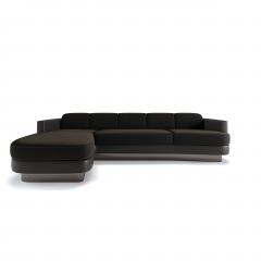  Rottet Collection CUBIST CURVE CHAISE SOFA - 4548717