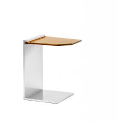  Rottet Collection FLOAT C TABLE with Sophie Mallebranche Woven Metal Glass Top - 3893978