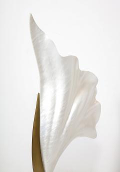  Rougier Pair of Monumental lily Form Lamps  - 1984988