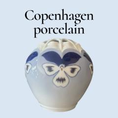  Royal Copenhagen 1960s Decorative porcelain vase by Royal Copenhagen - 4683627