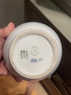  Royal Copenhagen 1960s Decorative porcelain vase by Royal Copenhagen - 4684175