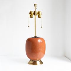  Royal Copenhagen A ROYAL COPENHAGEN CRACKLE GLAZED CERAMIC LAMP WITH DOUBLE SOCKET CLUSTER - 4097356