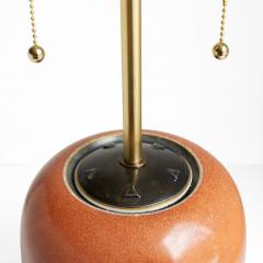  Royal Copenhagen A ROYAL COPENHAGEN CRACKLE GLAZED CERAMIC LAMP WITH DOUBLE SOCKET CLUSTER - 4097358