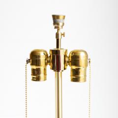  Royal Copenhagen A ROYAL COPENHAGEN CRACKLE GLAZED CERAMIC LAMP WITH DOUBLE SOCKET CLUSTER - 4097360