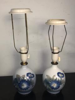  Royal Copenhagen ART DECO ERA CERAMIC CORNFLOWER LAMPS BY ROYAL COPENHAGEN - 2942887