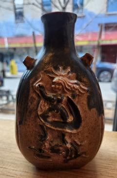  Royal Copenhagen Bode Willumsen Stonewear Bottle Vase - 3534681