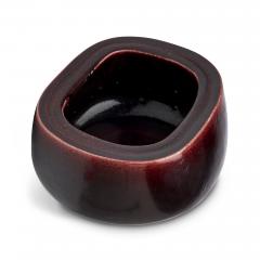  Royal Copenhagen Exceptional Organically Modeled Bowl in Oxblood Glaze by Eva Staehr Nielsen - 3438167