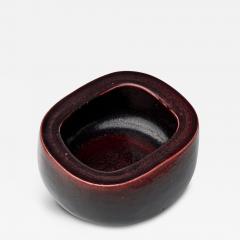  Royal Copenhagen Exceptional Organically Modeled Bowl in Oxblood Glaze by Eva Staehr Nielsen - 3440039