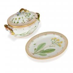  Royal Copenhagen Pair of Royal Copenhagen Flora Danica Porcelain Covered Tureens - 4721390