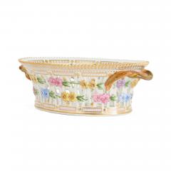  Royal Copenhagen Pair of Royal Copenhagen Flora Danica Porcelain Fruit Baskets - 4622150