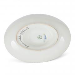  Royal Copenhagen Pair of Royal Copenhagen Flora Danica Porcelain Sauce Boats and Stands - 4740759