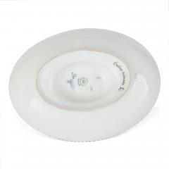  Royal Copenhagen Pair of Royal Copenhagen Flora Danica Porcelain Sauce Boats and Stands - 4740760