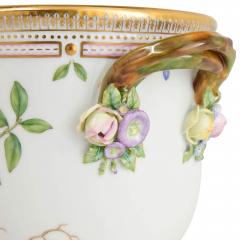  Royal Copenhagen Pair of Royal Copenhagen Flora Danica Porcelain Wine Coolers - 4740773