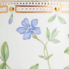  Royal Copenhagen Pair of Royal Copenhagen Flora Danica Porcelain Wine Coolers - 4740776