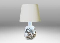  Royal Copenhagen Pair of Table lamps by Nils Thorsson for Royal Copenhagen - 4678887