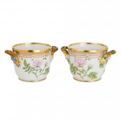  Royal Copenhagen Set of Four Royal Copenhagen Flora Danica Porcelain Cache Pots - 4715010