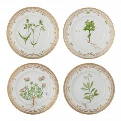  Royal Copenhagen Set of Twelve Royal Copenhagen Flora Danica Porcelain Dinner Plates - 4686555