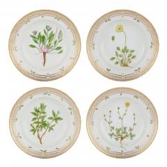  Royal Copenhagen Set of Twelve Royal Copenhagen Flora Danica Porcelain Side Plates - 4715019