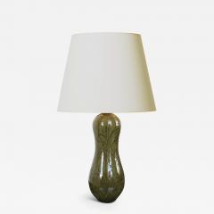  Royal Copenhagen Table Lamp with Carved Foliage Ornaments by Nils Thorsson - 3751223