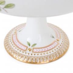  Royal Copenhagen Two Danish porcelain Flora Danica compotes by Royal Copenhagen - 4397834