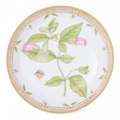  Royal Copenhagen Two Danish porcelain Flora Danica compotes by Royal Copenhagen - 4397835