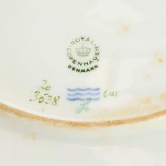  Royal Copenhagen Two Danish porcelain Flora Danica ice cream domes by Royal Copenhagen - 4584860