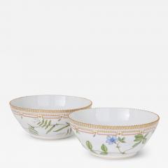  Royal Copenhagen Two Danish porcelain Flora Danica serving bowls by Royal Copenhagen - 4392527