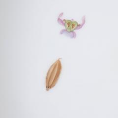  Royal Copenhagen Two large Danish Flora Danica hand painted floral oval platters by Royal Cop  - 4409226