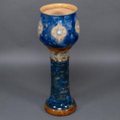  Royal Doulton Royal Doulton A Perfect Pair of Jardinieres on Matching Stands - 4188462