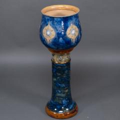  Royal Doulton Royal Doulton A Perfect Pair of Jardinieres on Matching Stands - 4188463